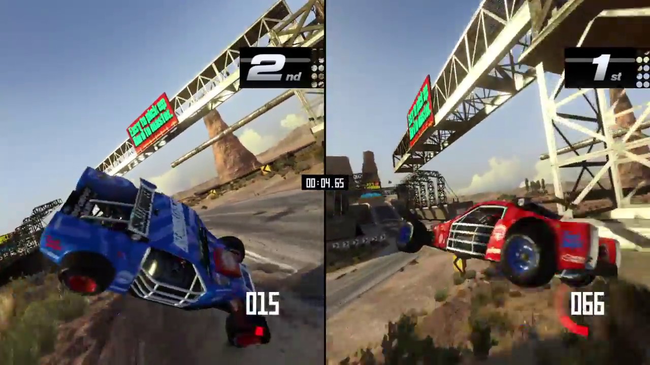 Trackmania Turbo - Split Screen