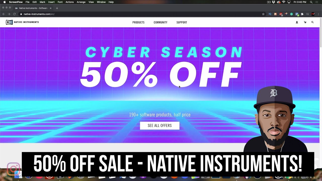 50% OFF Sale - Native Instruments' Cyber Season Sale