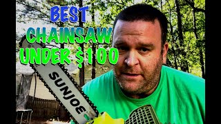 Best Chainsaw Under $100! Sun Joe SWJ807E Convertible Pole Chainsaw Review! by PickyDaddy 16,988 views 4 years ago 3 minutes, 53 seconds