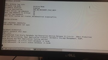 How to put your rac database in archive log mode