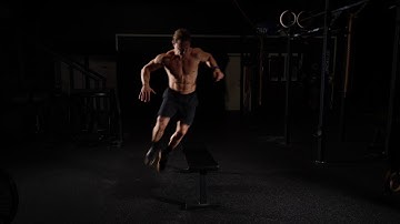 Burpee Lateral Bench Jumps