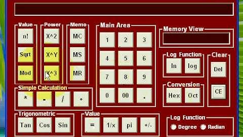 My VIsual Basic First Project SCIENTIFIC CALCULATOR