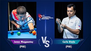 Jonas Magpantay vs Carlo Biado｜2024 Indonesia International Open 印尼國際公開賽