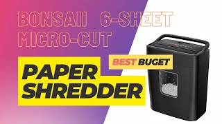 Bonsaii Paper Shredder for Home and Small Office - Unboxing & Review