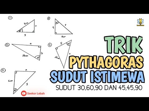 Video: Apakah yang disebut segitiga dengan satu sudut 90 darjah?