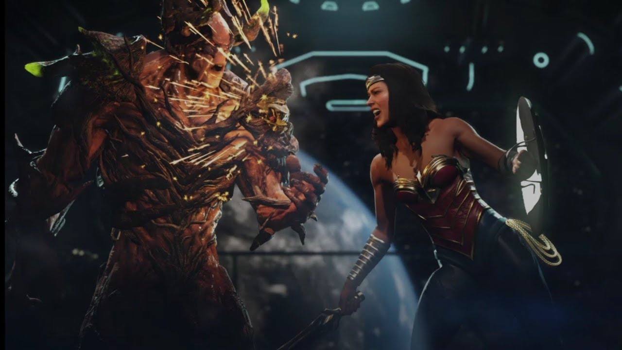 Injustice 2 - Swamp Thing Vs Wonder Woman (Very Hard)