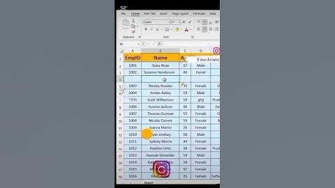 Insert Row and Column Shortcut key in Ms Excel #excel #shorts #reels #viral #tipsntricks #exceltips