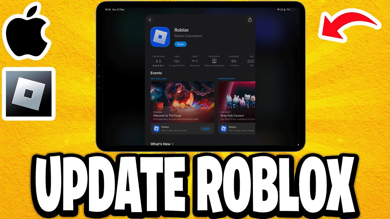 How To Update Roblox On iPad - YouTube