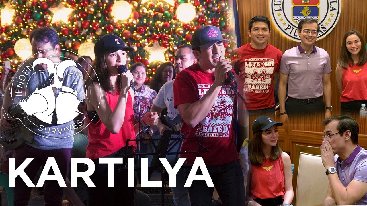 JenDenSurvives KARTILYA with Mayor Isko Moreno | Jennylyn Mercado & Dennis Trillo
