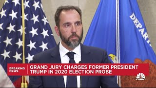 Special Counsel Jack Smith speaks after grand jury charges Fmr. President Trump