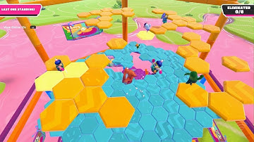 Fall Guys Surviving Hacker on Hex-a-Gone