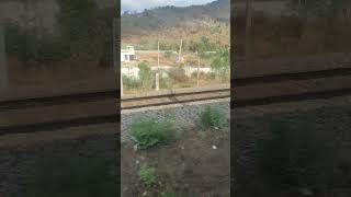 Train journey 🚆✨ peaceful ride, beautiful views 🌄💺