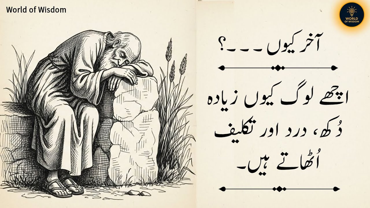 Why Good People Suffer More? | Ache Log Q Ziada Dukh, Dard Aor Takleef Uthate Hain | World of Wisdom