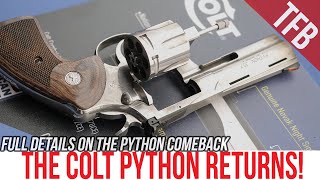 The Colt Python RETURNS! Full Details from [SHOT Show 2020]