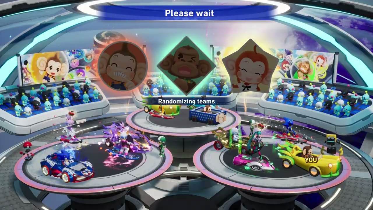 Sonic Racing: CrossWorlds - Super Monkey Ball Festival Races + Festival pass completion