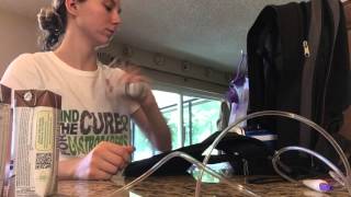 Setting up your feeding tube bag