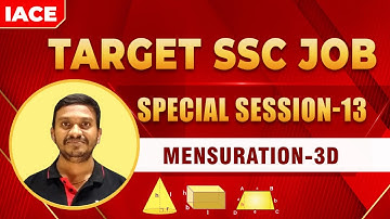 Mensuration 3D Pure Maths | Mensuration 3D Questions | Mensuration 3d Tricks for SSC CHSL/CGL/MTS