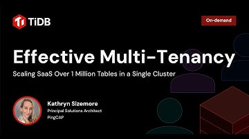 Effective Multi Tenancy On-Demand Webinar
