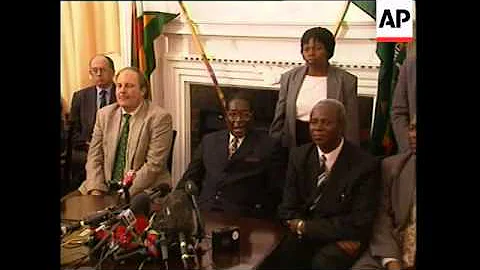 ZIMBABWE: WHITE FARM LEADERS MEET PRESIDENT MUGABE