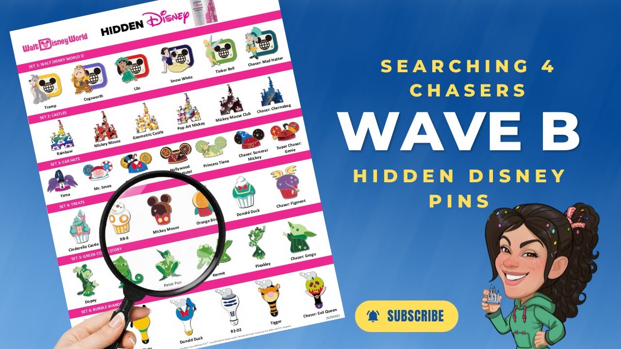 WDW Hidden Disney Wave B Unboxing - Searching 4 Chasers! - YouTube