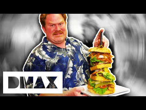 Casey VS Crabby Joe's Surf N' Turf Challenge! | Man V Food