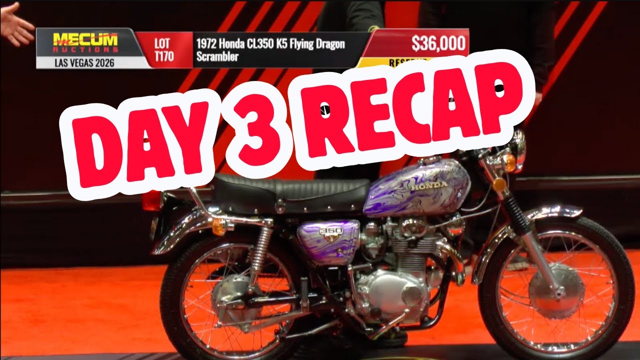 Flying Dragon Madness! Mecum Vegas Day 3 Recap (400+ Bikes Sold)