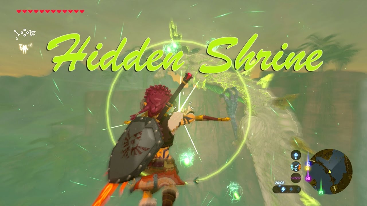 Zelda BotW Hidden Shrine "Farosh" Electric Dragon