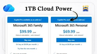 How to get Office 365 with 1 TB OneDrive storage