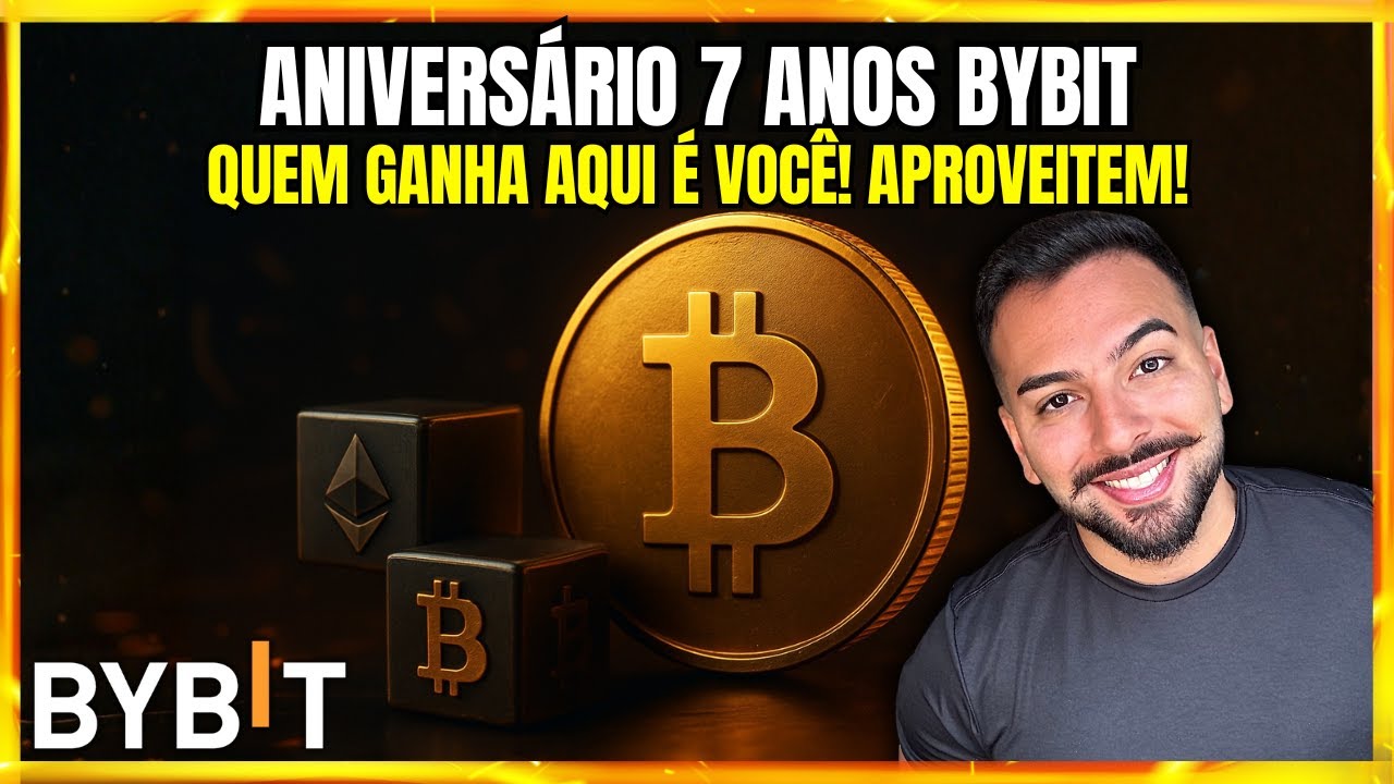Bybit completa 7 anos e libera prêmios exclusivos! Não fique de fora!