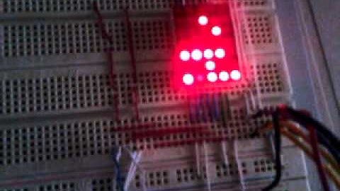 Matriz 7x5,Arduino y Processing