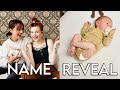 OFFICIAL BABY BOY NAME REVEAL