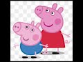 peppa pig and george