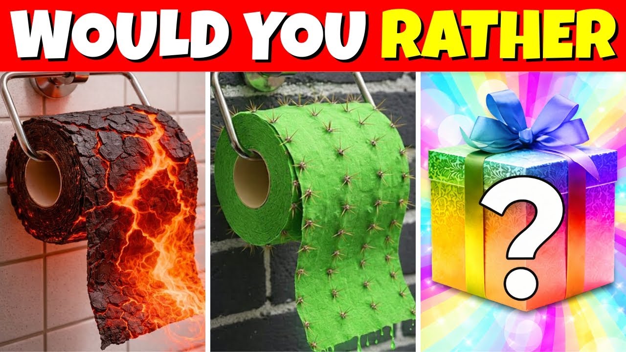 Would You Rather...? MYSTERY Gift Edition 🎁🤑🌋 Hardest Choices Ever! ~ Dingo Quiz