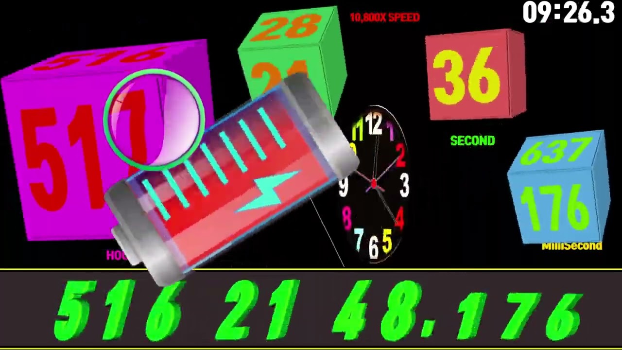 Многошаговый таймер обратного отсчета 2000 ~ 0 часов с будильником🔔