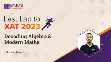XAT 2023 | XAT Algebra and Modern Maths | XAT Quantitative Ability #xatexam #xatqa