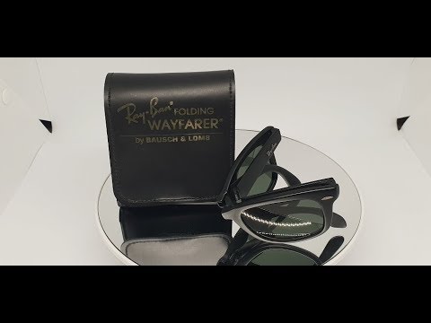 Vintage Ray-Ban Review | Folding Wayfarer - YouTube
