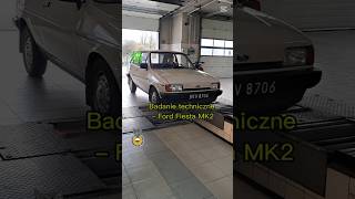 Badanie techniczne - Ford Fiesta MK2#fiesta #ford #podlaskie #badanietechniczne