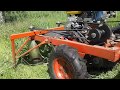 Роторная косилка своими руками-4 . Тест драйв.  Homemade rotary mower test.