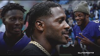 Antonio Brown Working out with Lamar Jackson!