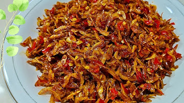 Begini cara bikin sambal udang rebon yang enaknya gak ketolongan! Resep sambal udang rebon / ebi!