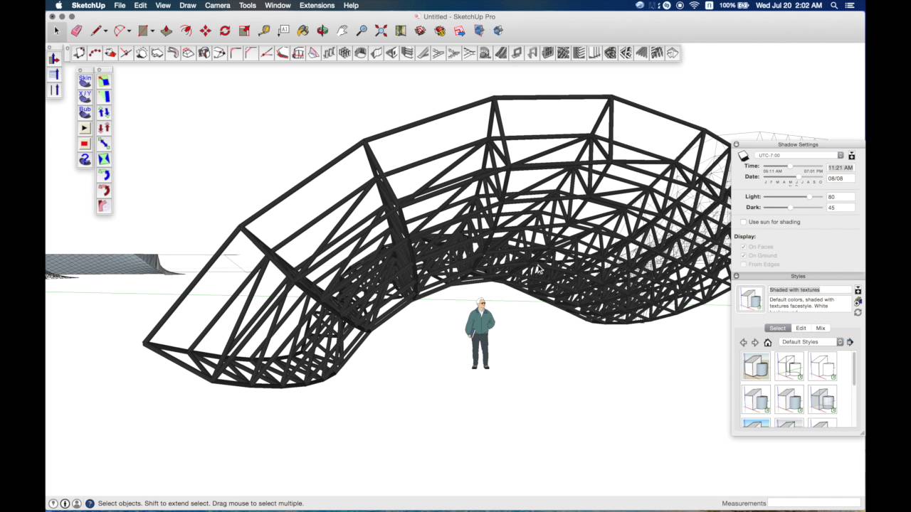 bezier spline sketchup