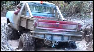 BIG DODGE /BIG BOGGERS/ RIPS AROUND AT JEFFREY'S MUD BOG, 2012