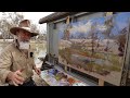 MINIMALIST PLEIN AIR PAINTING || Maximum AFFECT With Efficient Mark Making || Knife Painting in Oils