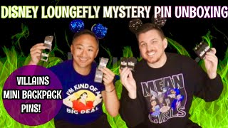 Disney Loungefly Mystery Pin Unboxing | Villains Mini Backpack Blind Box Pins | August 2020