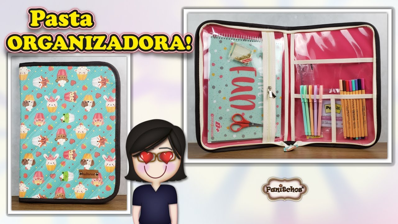 Pasta universitária organizadora