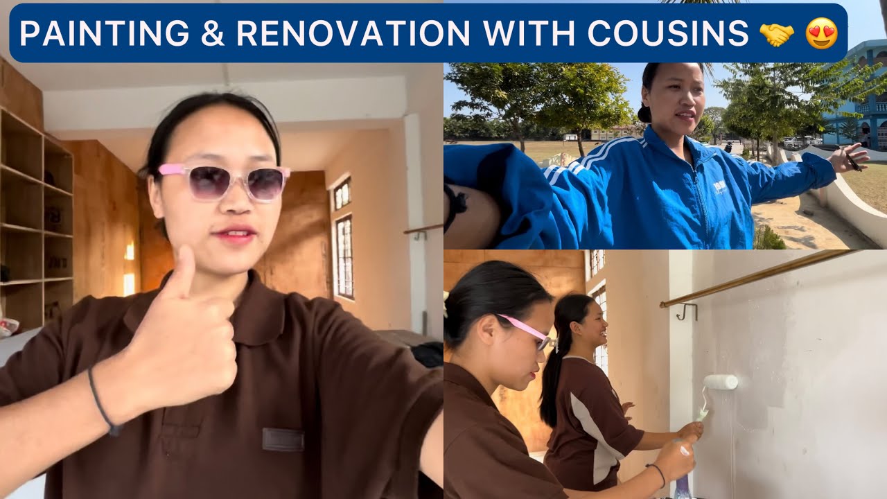 Painting & Renovation With Cousins 🤝😍