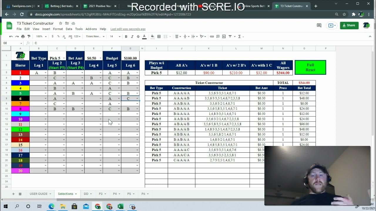 Keeneland Early Pick 5 10/22/21 YouTube