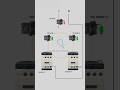 Contactor interlock Circuit and Wiring Diagram #shorts