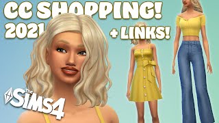 I went CC Shopping for my Not So Berry YELLOW GEN! | Sims 4 CC Haul with Links