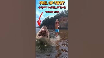 DANGER⁉️ GIANT SHARK ATTACK UNDER HIM🦈 #shark #amazing